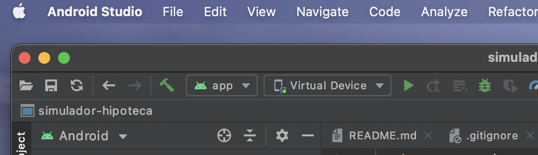 android studio on macbook